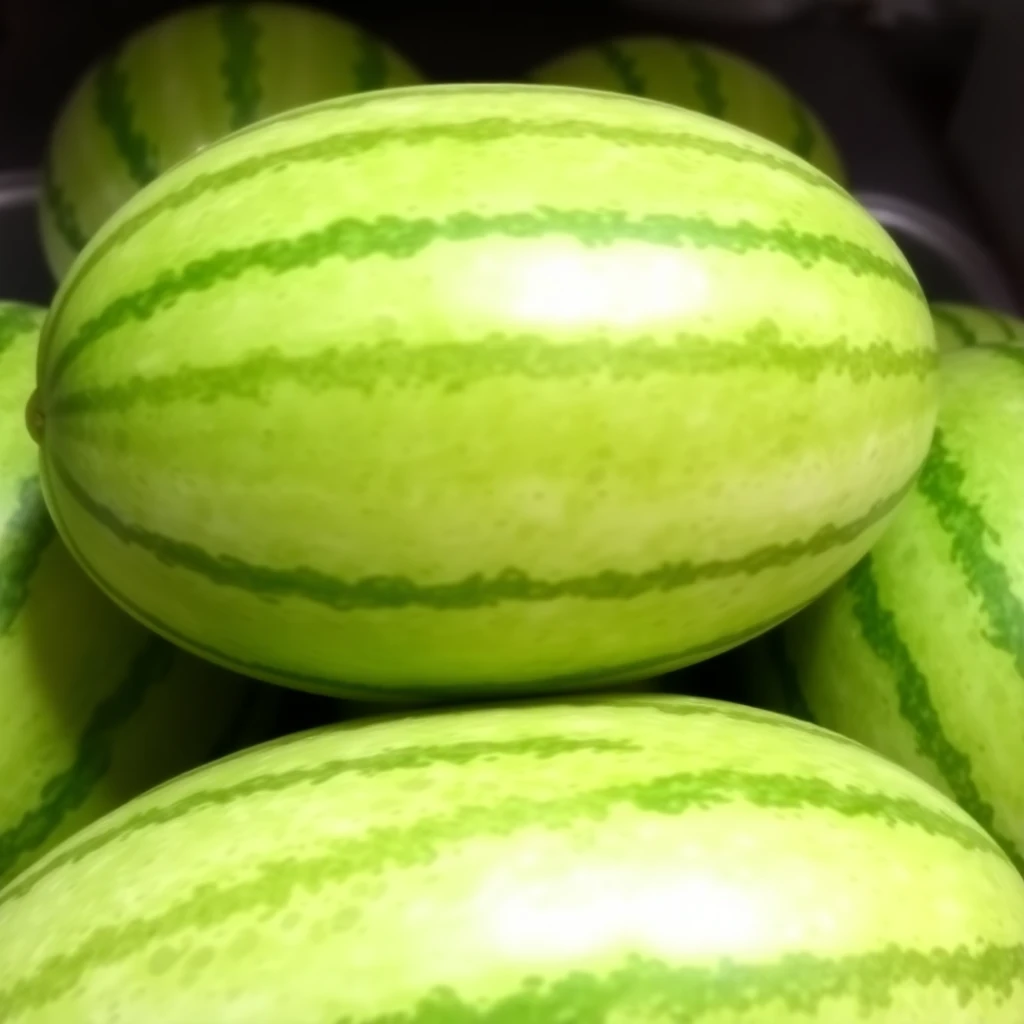 Melones después del tratamiento